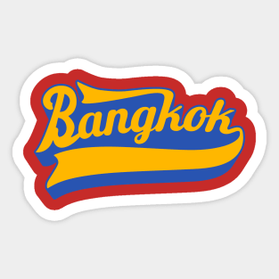 Stylish Bangkok Lettering Sticker